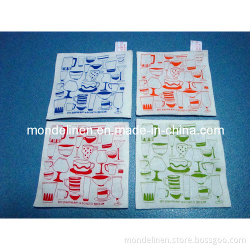 Linen Coaster for Table Theme Printing